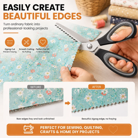 DIY Serrated Sewing Scissors – Precise and Easy to Use