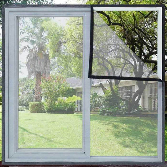Self-Adhesive Mosquito Screen – Invisible, Fire-Retardant, Easy Install