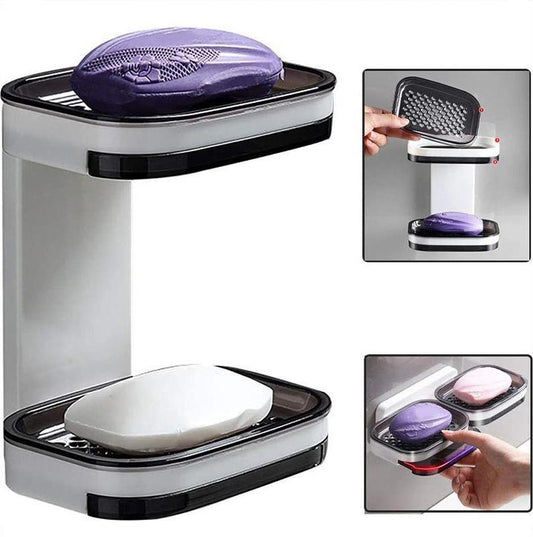 Self-Draining Soap Dish – No-Drill & Quick-Dry