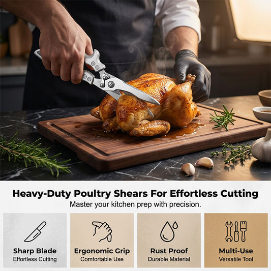 Heavy-Duty Multi-functional Kitchen Shears – Cuts Like a Beast