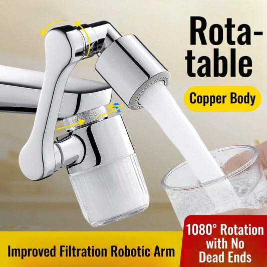 Universal Rotating Faucet Extender