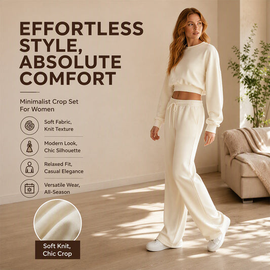 Easy Everyday Comfort | Women's Sweatshirt & Pants 2-Piece Set