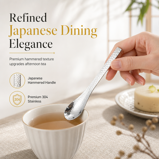 Japanese Dessert Spoon – Elegant, Comfortable & Built to Last